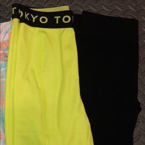 Workout Shorts 2 pairs all from Forever 21 SZ M